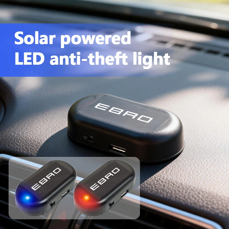 For Ebro LED Simulated Alarm Lamp Car Anti-Theft Warning Light Accessories S400 S700 S800 Omoda 5 C5 Jaecoo J7 J8