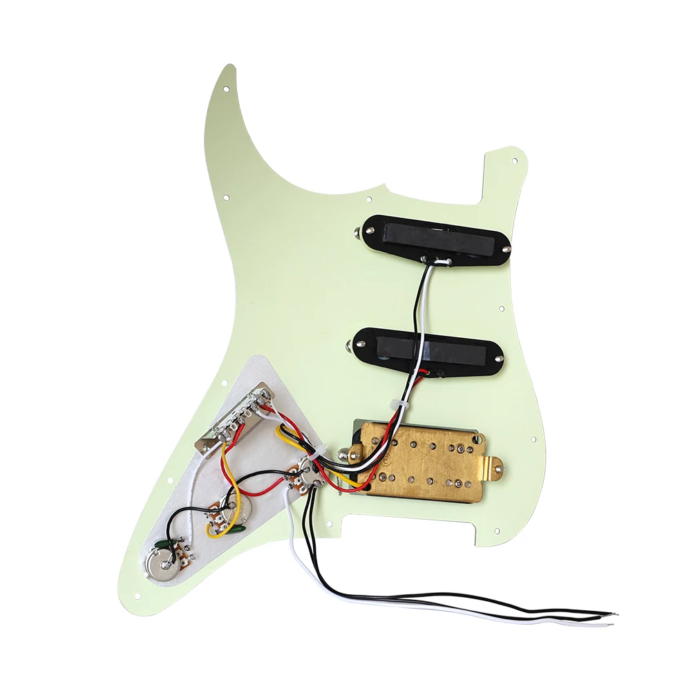 لوحة خدش بيكجوارد مكونة من 3 طبقات SSH ملف واحد و1 لاقط ملف مزدوج مع مفتاح سحب دفع 2T1V لاقط جيتار #5