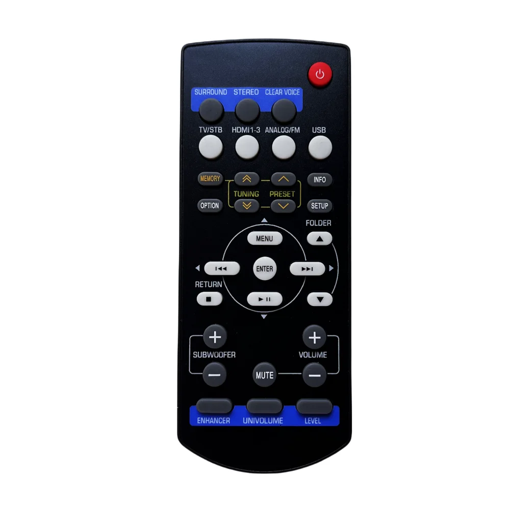 New remote control fit for Yamaha YHTS401 YHT-S401 SR-301 NS-BR301 YHTS401BL SR301 NSBR301 YHT-S401BL Soundbar