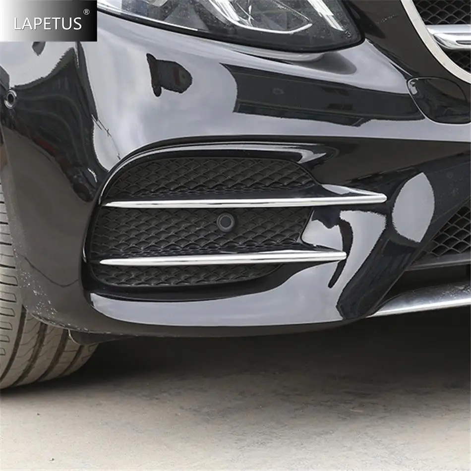 

Car Accessories Front Bumper Fog Light Eyebrow Decor Panel Cover Trim Fit For Mercedes Benz E Class AMG E43 E63 W213 2016 - 2020