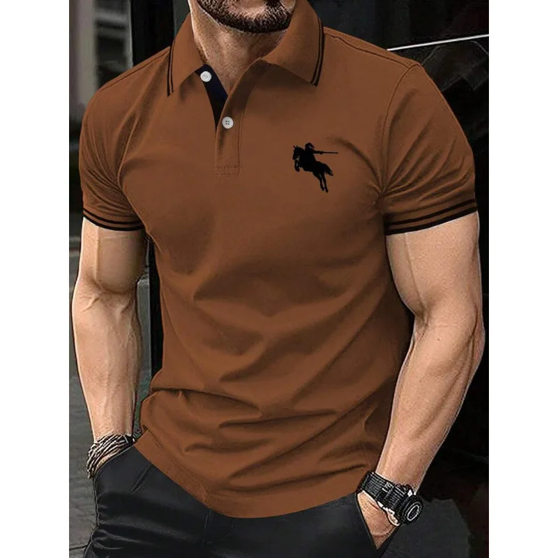 

Мужская рубашка Slim Fit: комфортная, дышащая, с охлаждающим эффектом, для весны и лета, модная мужская одежда