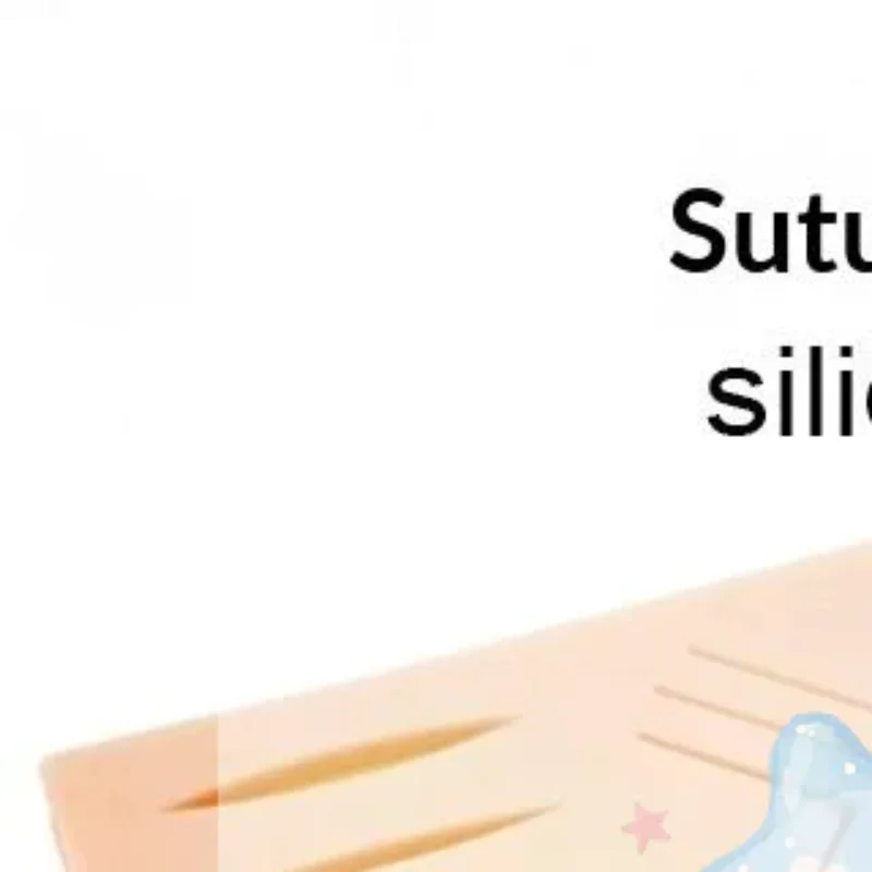 

Durable Silicone Skin Suture Practice Pad Realistic 3 Layers Wound Operate Pad For Training Practice Medical Tattoo Supplies