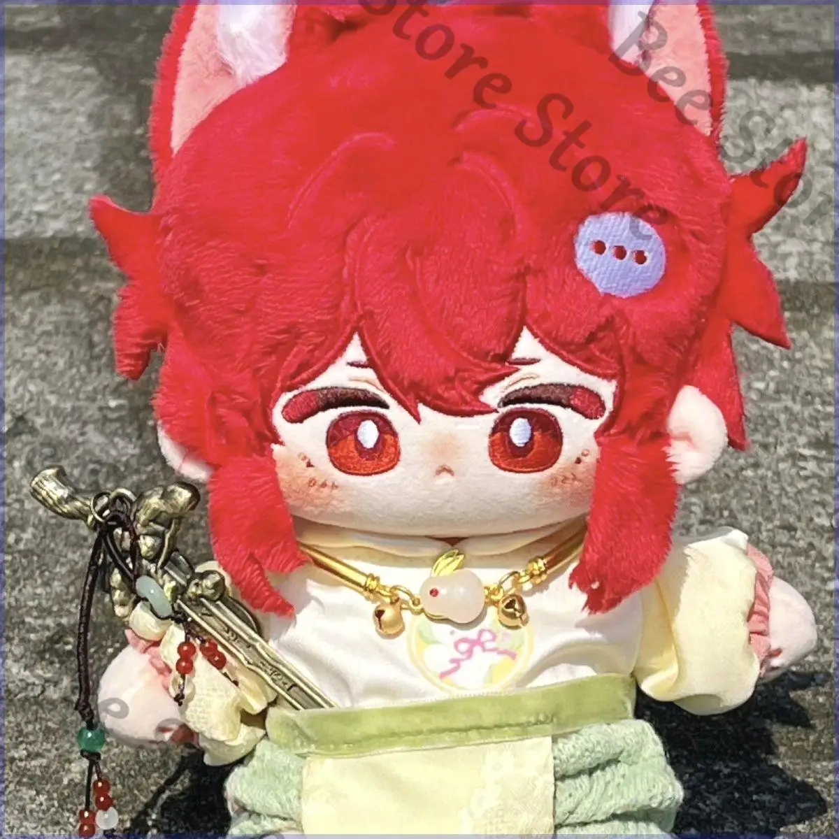 

Genshin Impact Gme mbitus Diluc ttribute 40cm Just nked doll Hve skeleton Adorble qudrtic element Stuffed toys
