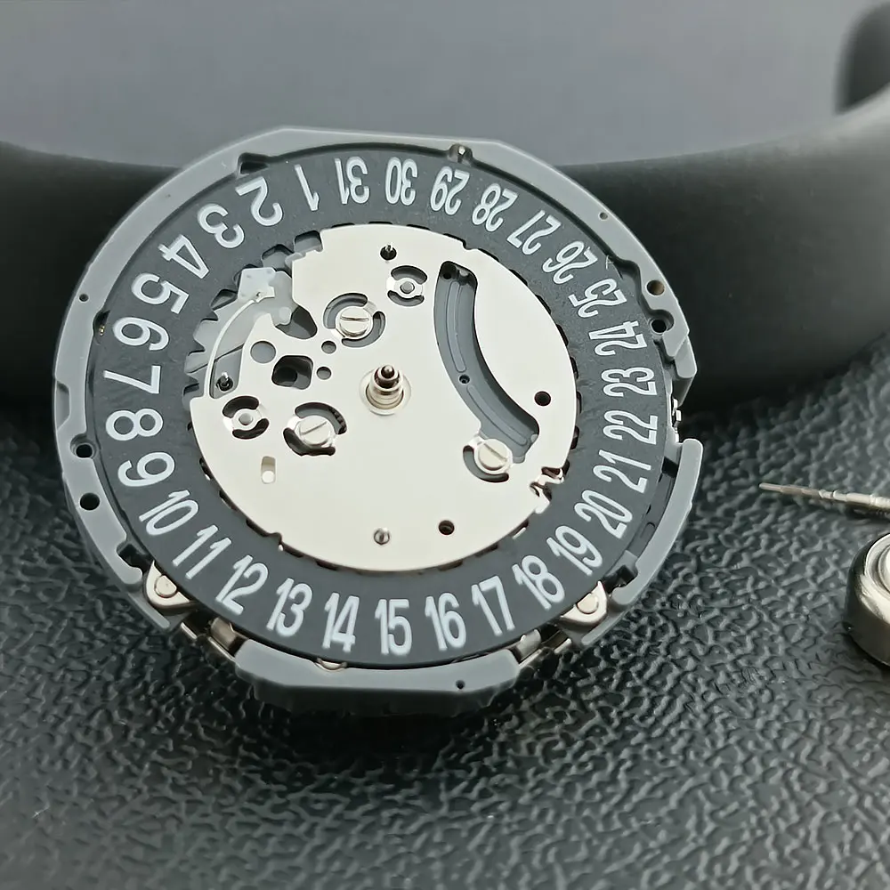 นาฬิกาควอตซ์ VK63A เคลื่อนไหววันที่6โมงเช้านาฬิกาโครโนกราฟการเคลื่อนไหวพร้อมแบตเทย์สำหรับ VK63A ชุด VK นาฬิกา VK63ปฏิทินเดี่ยว