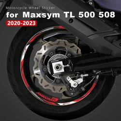 Adesivo per ruote moto decalcomanie impermeabili per SYM Maxsym TL 508 500 TL500 TL508 accessori 2020-2023 2022 adesivi per cerchioni di pneumatici