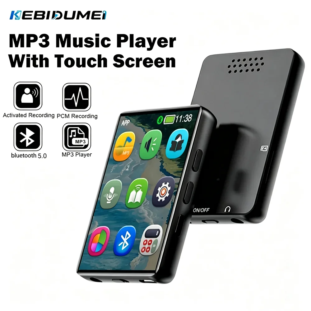 Audio Music Recorder - مشغل MP3 من KEBIDUMEI مع شاشة