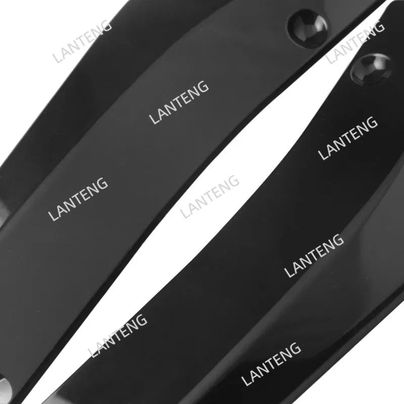 Car Rear Bumper Side Diffuser Spoiler Lip Splitter Extensions For L-exus RC350 IS200 250 350 Corner Wrap Wing Canard Cover Body