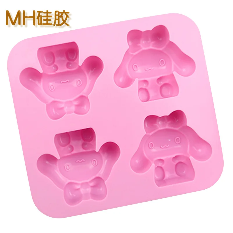 Sanrio Cinnamoroll Cake Mold High Temperature Resistance Summer Kawaii Cartoon Silicone Ice Cream Mold Kitchen Ice Making Tool
