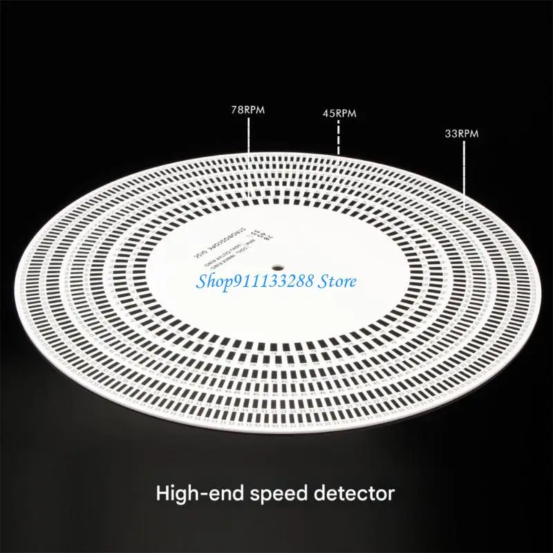G88D Professional Turntable Stroboscope Disc Acrylic RPM Tester RPM Measurement Disc For Record Player Maintenance