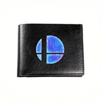 Smash Bros. Logo Design Stylish Wallet for Men Business Casual Elegant Simple Practical Quality Wallet Stylish Printing Graphic