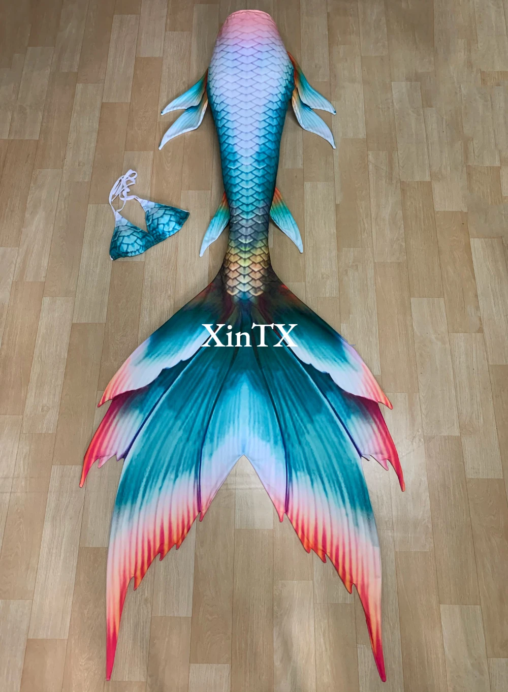 Professional Adult Mermaid Tail Woman Big Fishtail Send Bra Dream Aquarium Show Simulation Mermaid Ears Can Custom Size Hot