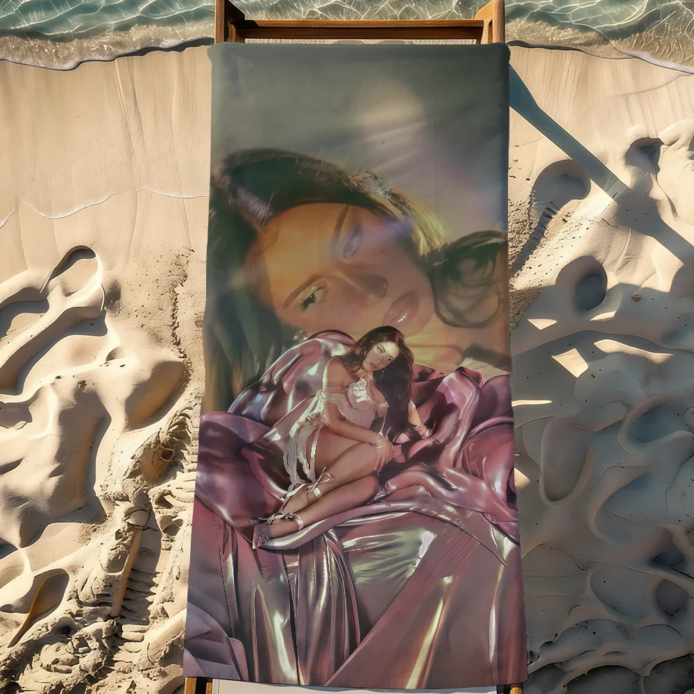 Singer Kali Uchis Sincerely Towel Sports Quick Dry Travel Camping Gear Sandproof Soft Light Large Beach Towel