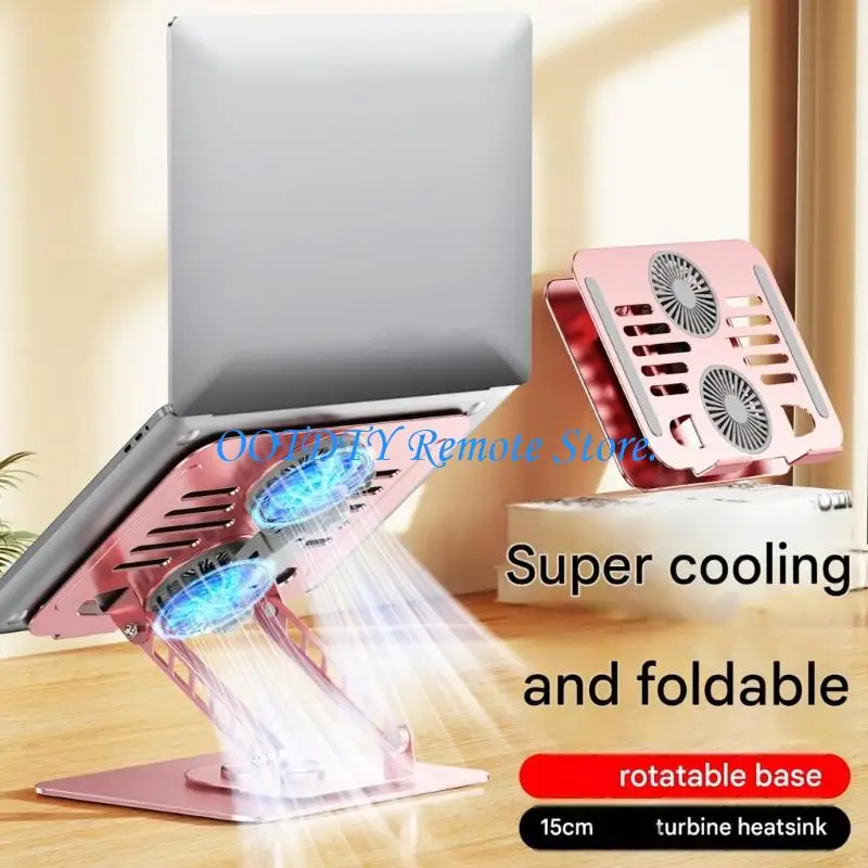  Universal Laptop Cooling Stand With Double Fan For 17.3Inch Notebook And Tablets