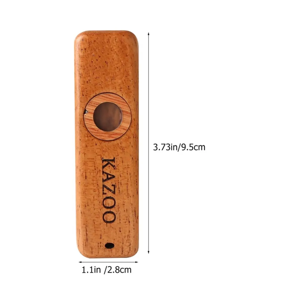 Wooden Kazoo With Lanyards Professional Lightweight Portable Kazoo Flute Diaphragms And A Beautiful Gift Box-Woodwind Instrument