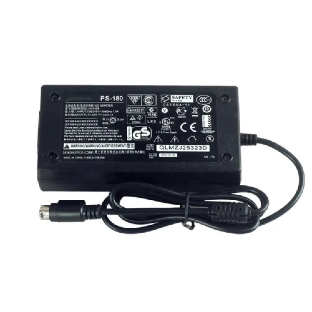 อะแดปเตอร์จ่ายไฟ100-240V PS-180เหมาะสำหรับ Epson 375 925 U375 200A 200 295 325 300 950P 590P