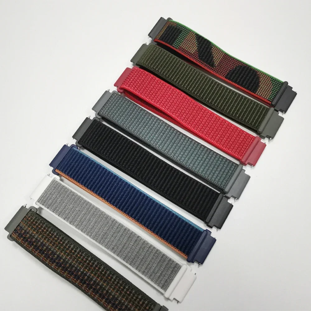 SUUNTO RACE S/OCEAN/VERTICAL/5 9 PEAK PRO用ナイロンループストラップ、COROS PACE 3 2 APEX 2 Proスポーツブレスレット用、20mm 22mm腕時計バンド