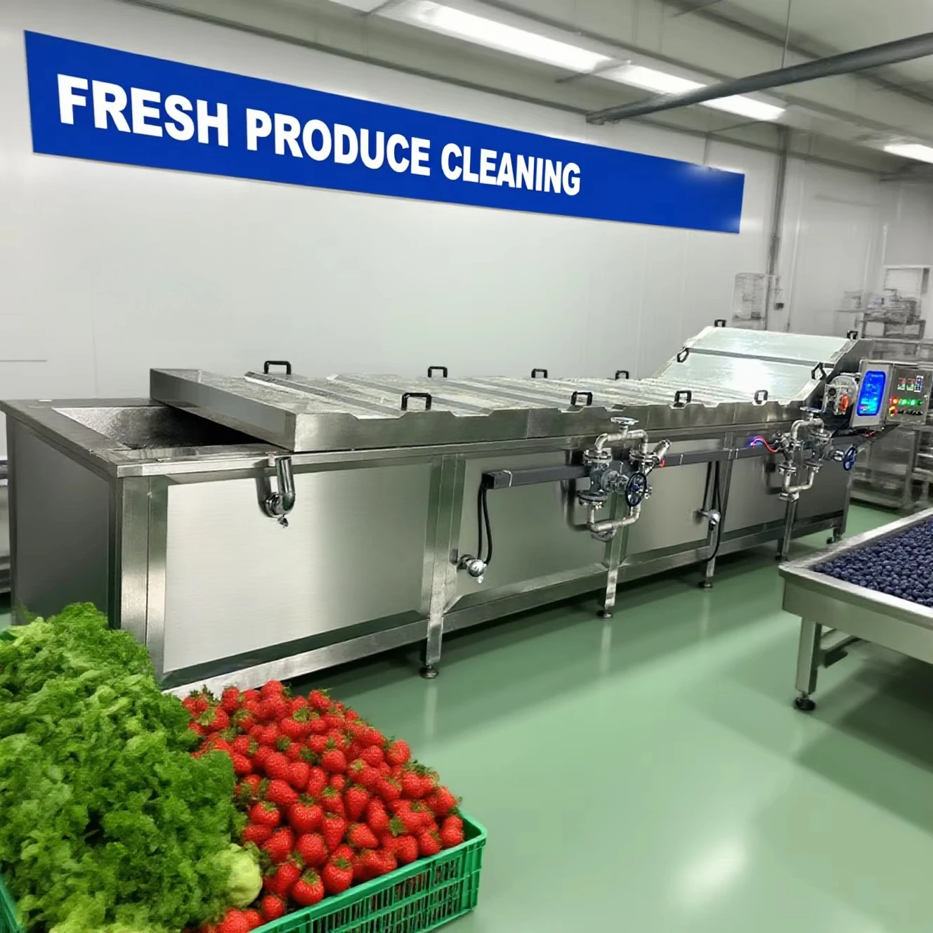 FL Fruit and Vegetable Blanching Machine Steam Circulation Blancher for Fruit Vegetable Enzyme Removing Treatment