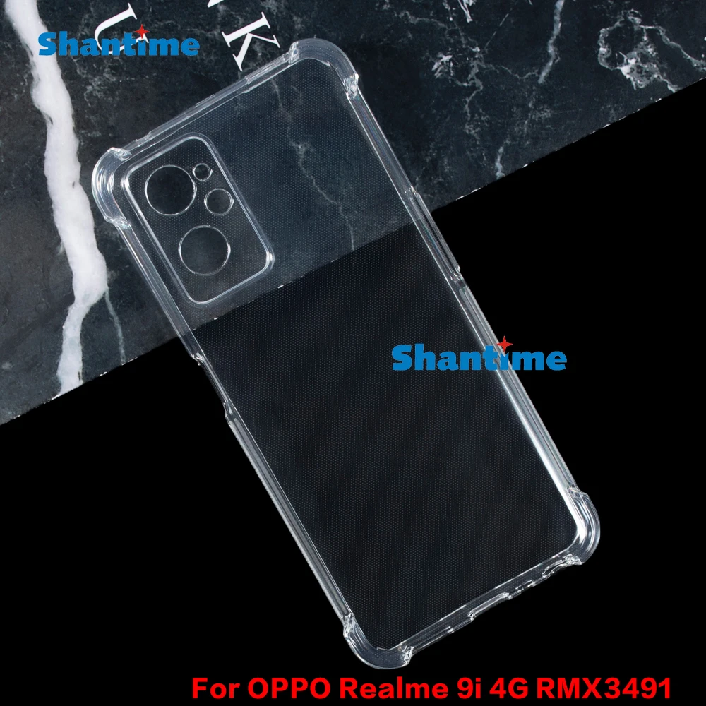 Designed for OPPO Realme 9i 4G RMX3491 Case Crystal Clear, Non-Yellowing Military-Grade Drop Protection Slim Shockproof Cover