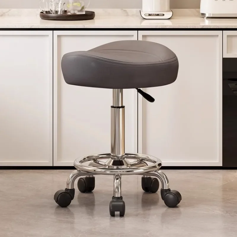 Kursi sadel, kursi bar, kursi khusus potong rambut, bangku masak dapur, dapat mengangkat bangku meja resepsionis