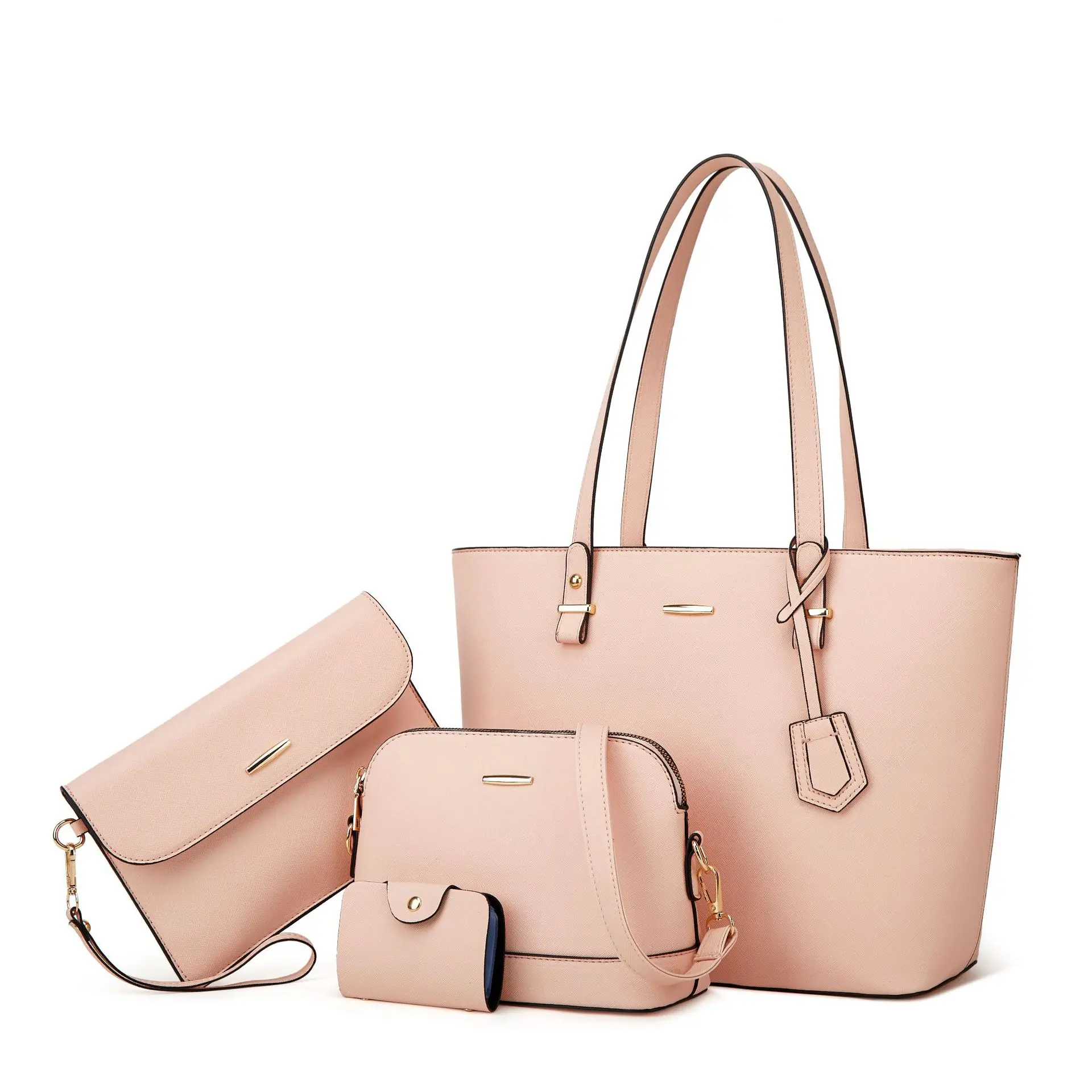4 Sets Luxury Leather Handbag for Women 2024 Designer Female Shoulder Crossbody Bag Ladies tote bag Sac A Main