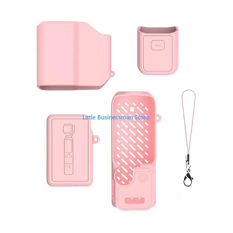 Silikonhüllen-Set mit strukturiertem für Pocket 4Pro Travel Carry Schutzhülle M76A – Detail 8