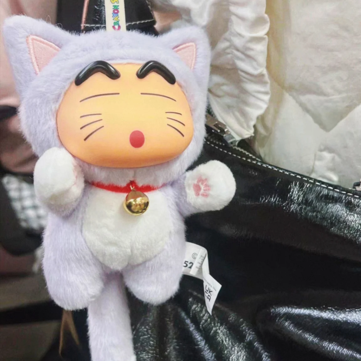 Genuinecrayon Shin-Chan ตุ๊กตาพวงกุญแจและไวนิลรูป Big Tail Series อย่างเป็นทางการน่ารักตุ๊กตาตาบอดกล่องของขวัญสะสมสําหรับวันเกิด