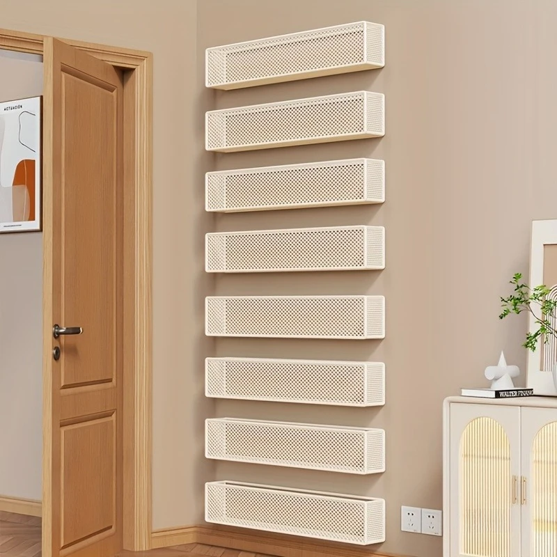 3pcs Modern Wall Shelfs Set Ultra-thin 45cm Wall-Mounted Storage Shelf Bookshelf CD Display Rack Home Decor Floating Shelves - view 6