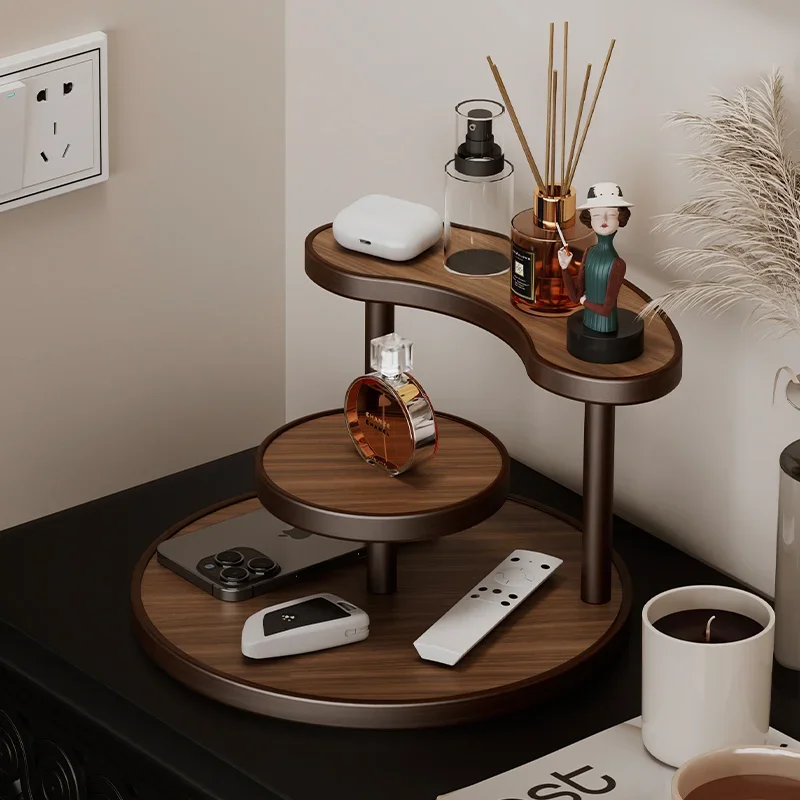 

Desktop Organizer Makeup Organzer for Vanity Cosmetic Storage Rack for Perfume Skincare Bathroom Countertop Shelf Holder