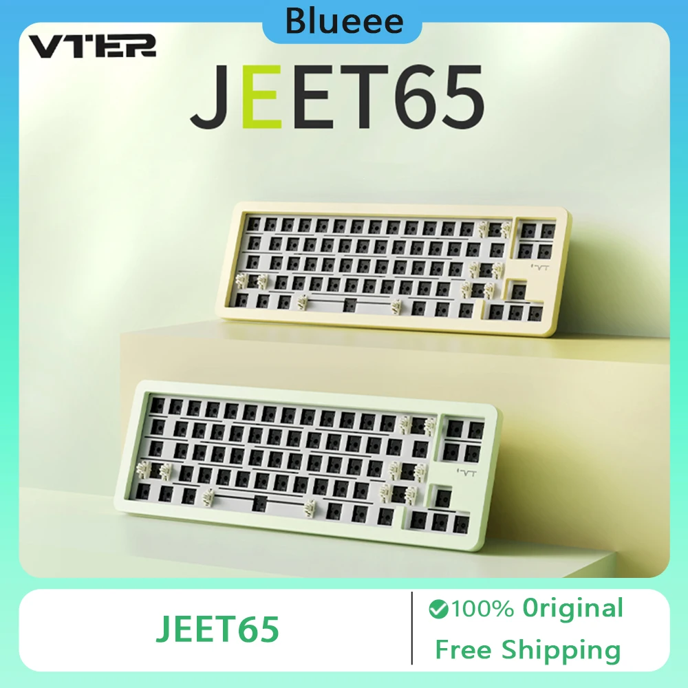 

VTER JEET65 Mechanical Keyboard Kit Wireless Tri-Mode Support Via/Qmk Aluminum Alloy Keyboard Esports Gaming PC Gifts