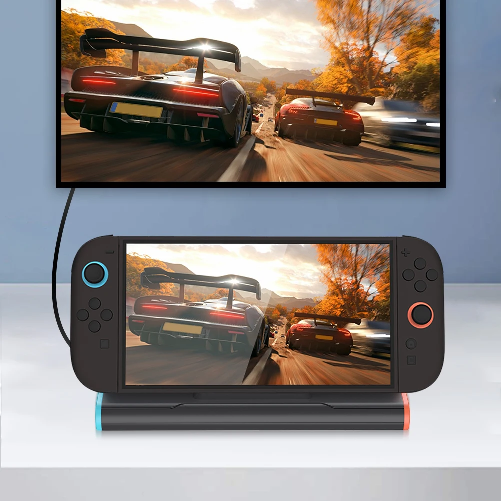

Для NS2 HDMI-совместимая док-станция HD, подставка для зарядки игровой консоли, адаптер для быстрой зарядки консоли, основание игровых аксессуаров