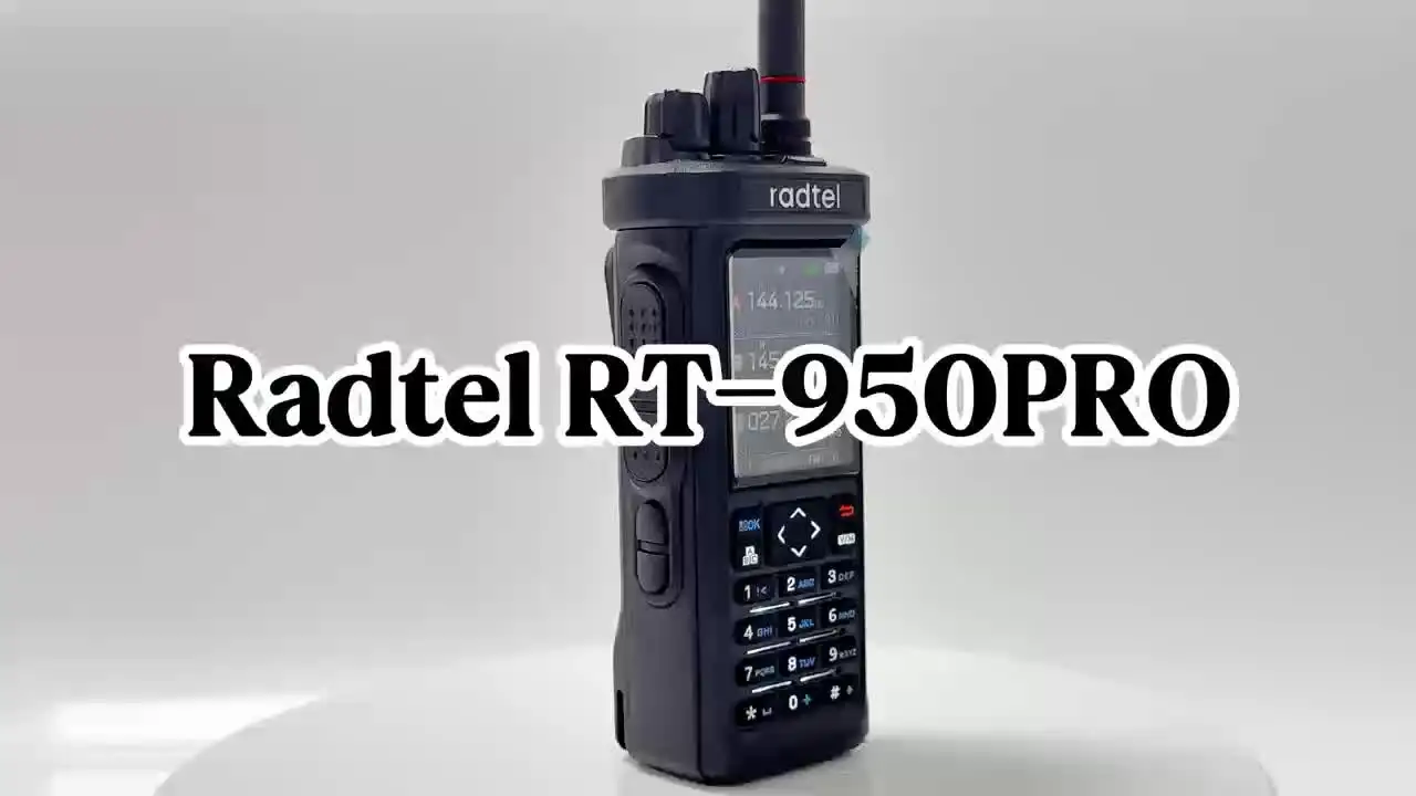 Radtel RT-950 PRO 워키토키 AM/FM/CB/LSB/USB/CW 수신기 GPS APRS 10W 블루투스 전화 프로그래밍 햄 라디오 RT-950PRO