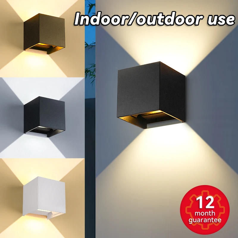 

Outdoor Wall Lights IP65 Waterproof Garden Decor Lamp LED Sconces for Balcony Porch Exterior Lighting Decoration Wall Fixture