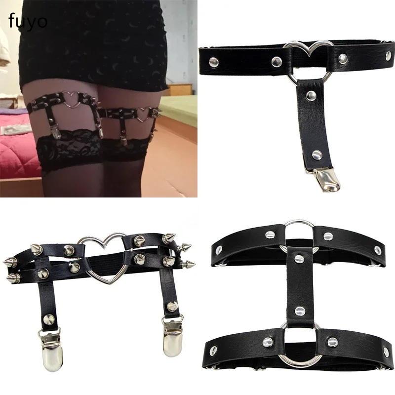 1-шт-женские-панк-готические-сердечки-круглые-эластичные-подвязки-из-искусственной-кожи-кольцо-на-бедро-аксессуары-для-одежды-подтяжки-для-ног-чулки-подвязки-новинка