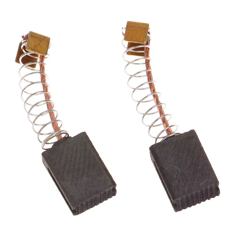 

2 шт. угольных щеток 6x10x14 мм для Parkside PBH 1500 A1, сменные угольные щетки для двигателя, угольные щетки для мотора