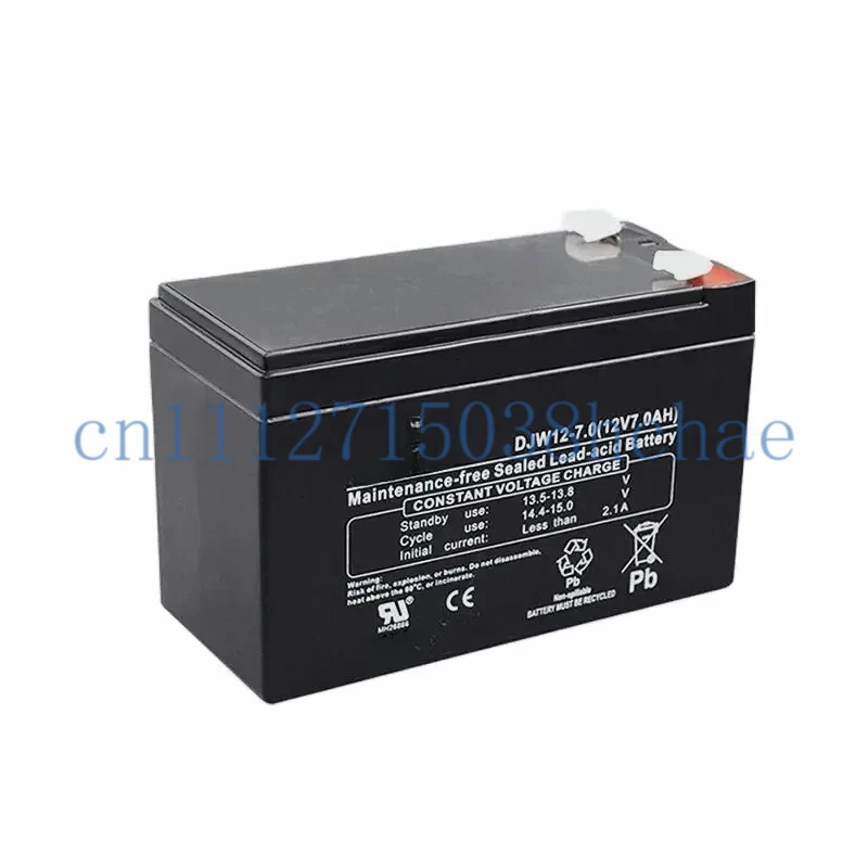 DJW12-7.0 for LEOCH Battery 12V7A Emergency Fire Control Panel Elevator UPS Power Stall Battery