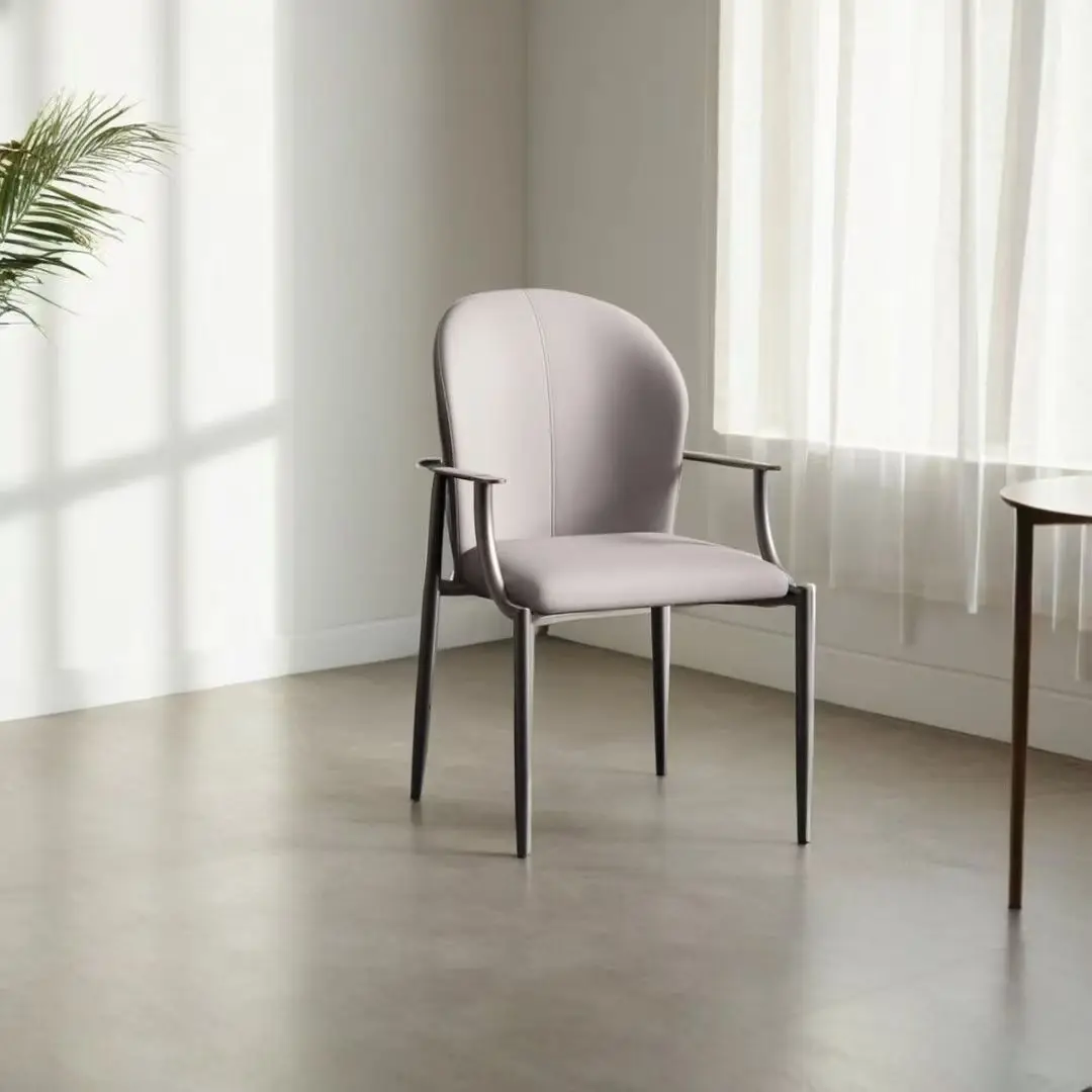 

Light luxury tea table ch air master chair leisure c hair premium backrest stool coffee mahjong hotel conference office cha ir