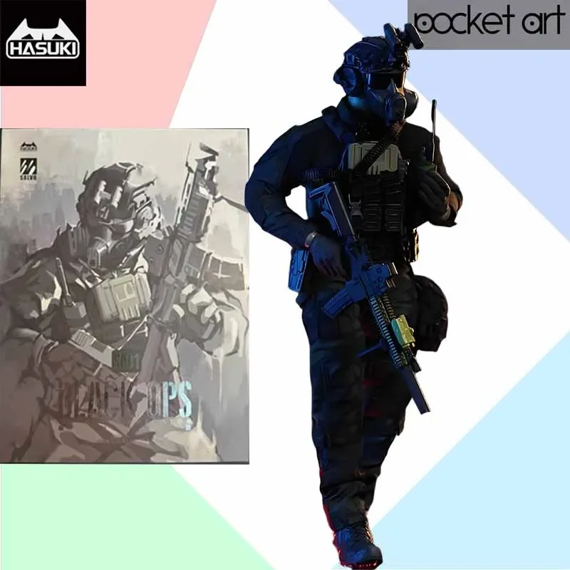 

【В наличии】Оригинальная модель HASUKI KITPocket Art Collection 1/12 SALVO Series, экшн-фигурка, модель игрушки, подарки для мальчика, коллекционная