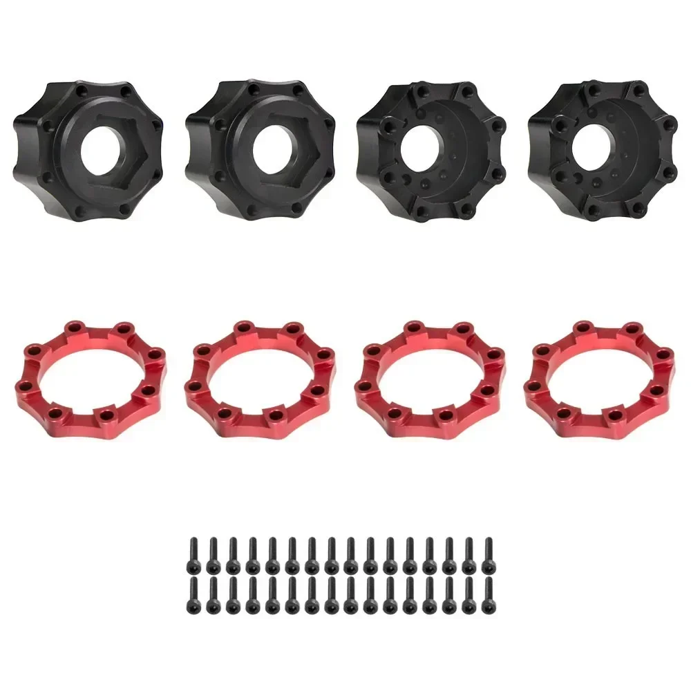 

Metal Extended 3.8’’ Hexagon Wheel Hub Adaptor PL ProLine 8x32 to17mm Reinforcement Ring Spacer RC Car Modified Part Accessories