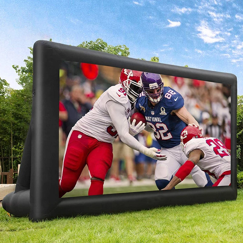 Large Foldable Inflatable Projection Movie Projection Screen Convenient Movable Screen For Outdoor TV Playing Games Activities