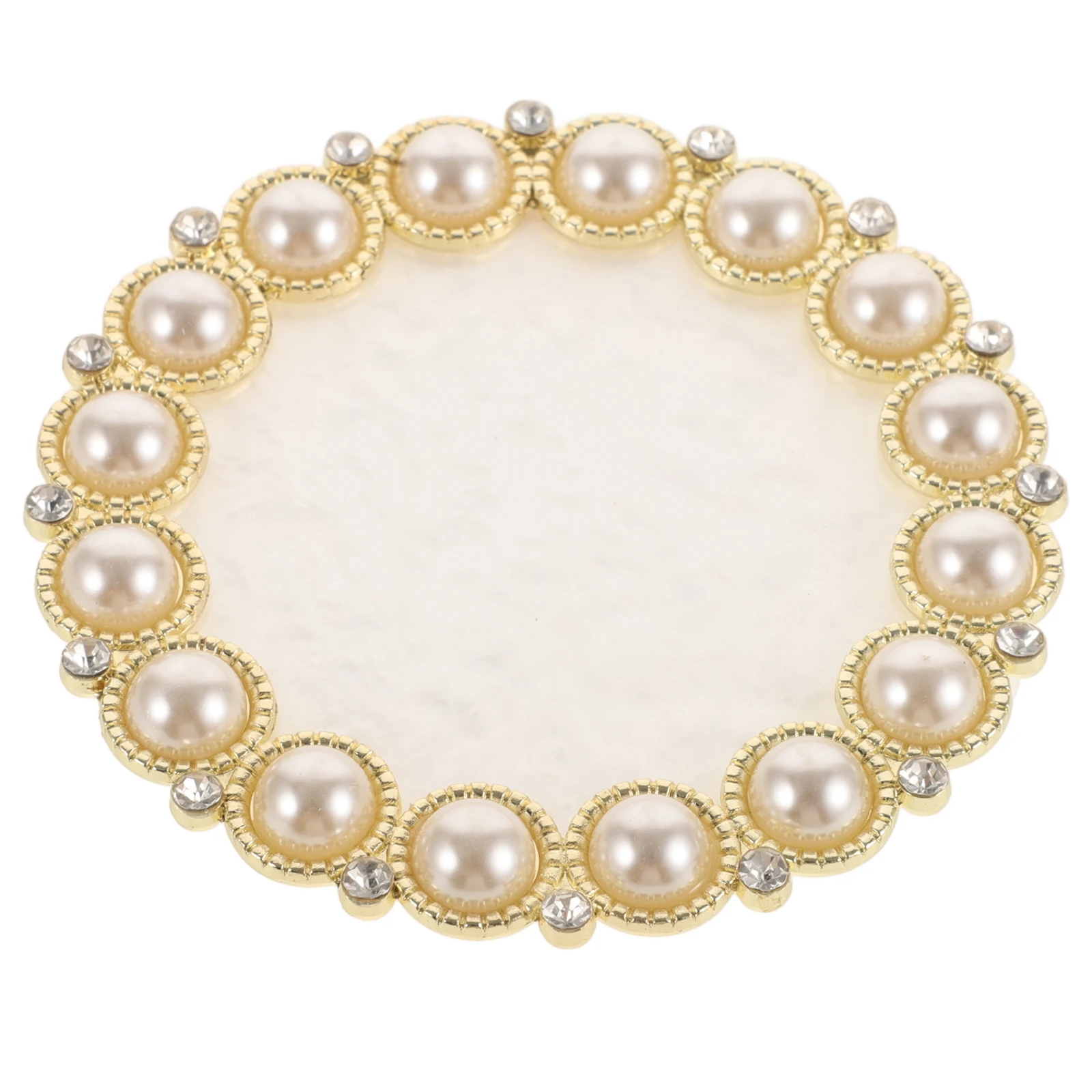 

Stylish Resin Nail Palette for Nail Art Enthusiasts Features Gilded Edge and Marble-Like Surface Great for Mixing Colors At Home