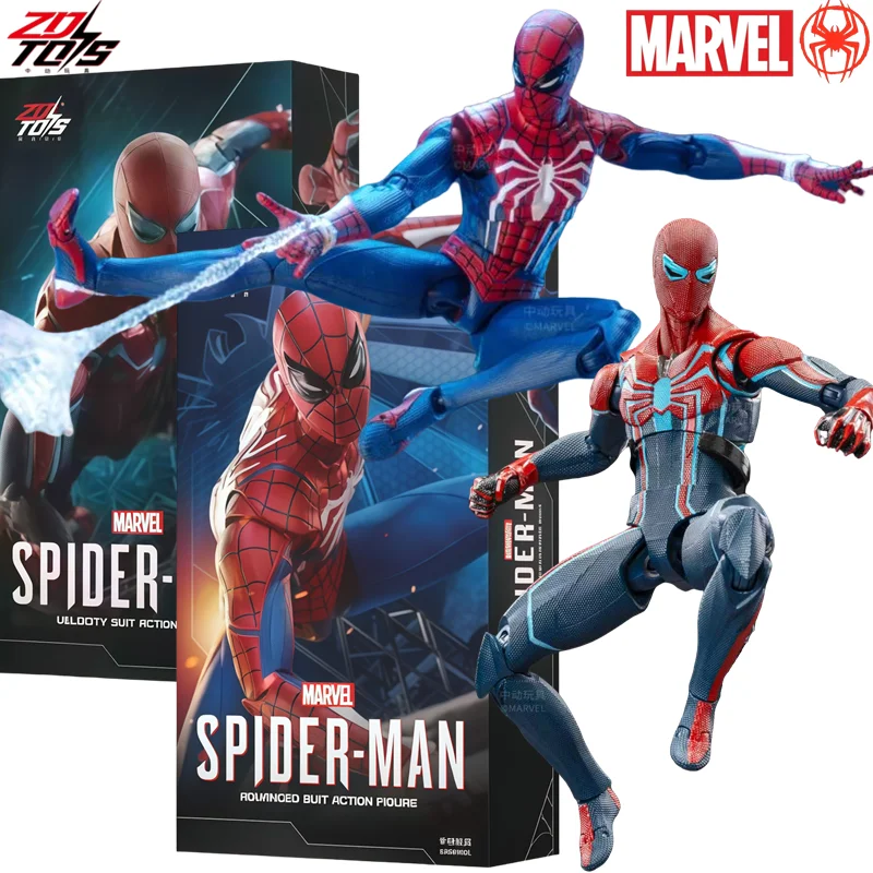 ZD PS4 Spiel Spider-Man Geschwindigkeit Anzug Peter Parker Sammeln Joint Mobilität Anime Film Puppe Action Figur Modell Spielzeug Geschenke