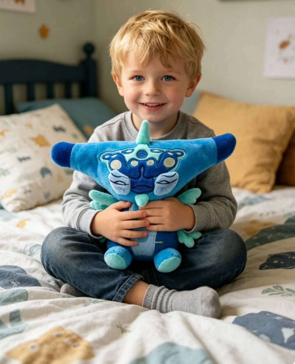 

Subnautica 2 Oculus Fish Plush Toy Game Peripheral Plush Doll Soft Home Ornament Collection Birthday Gift For Fans