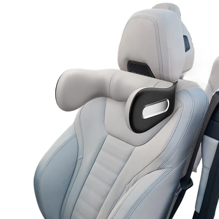 

Luxury leather car seat headrest neck support sleeping mat pillow car neck headrest pillow