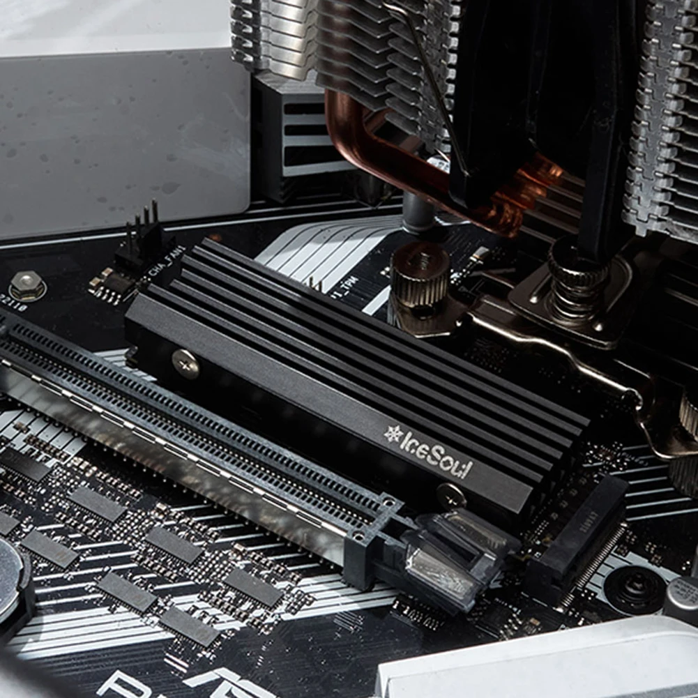 Пылезащитный радиатор NVME NGFF M.2, термопрокладка для охлаждения настольного ПК