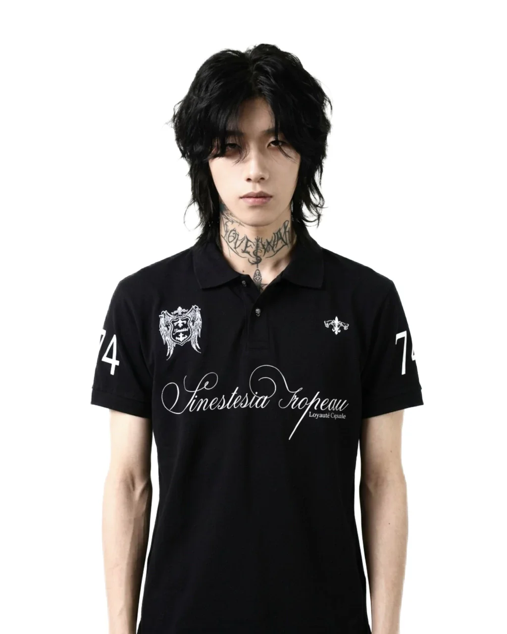 Loyalty Graphic Street Print Short Sleeve Polo America Retro Street  Hip-hop Style Men Y2k Men Casual Embroidery - view 3