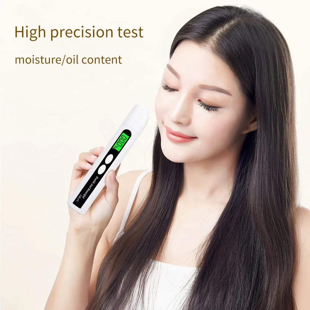 Free Shipping Skin Moisture Tester Smart Skin Water Oil Health Detection Face Humidity Skin Analyzer