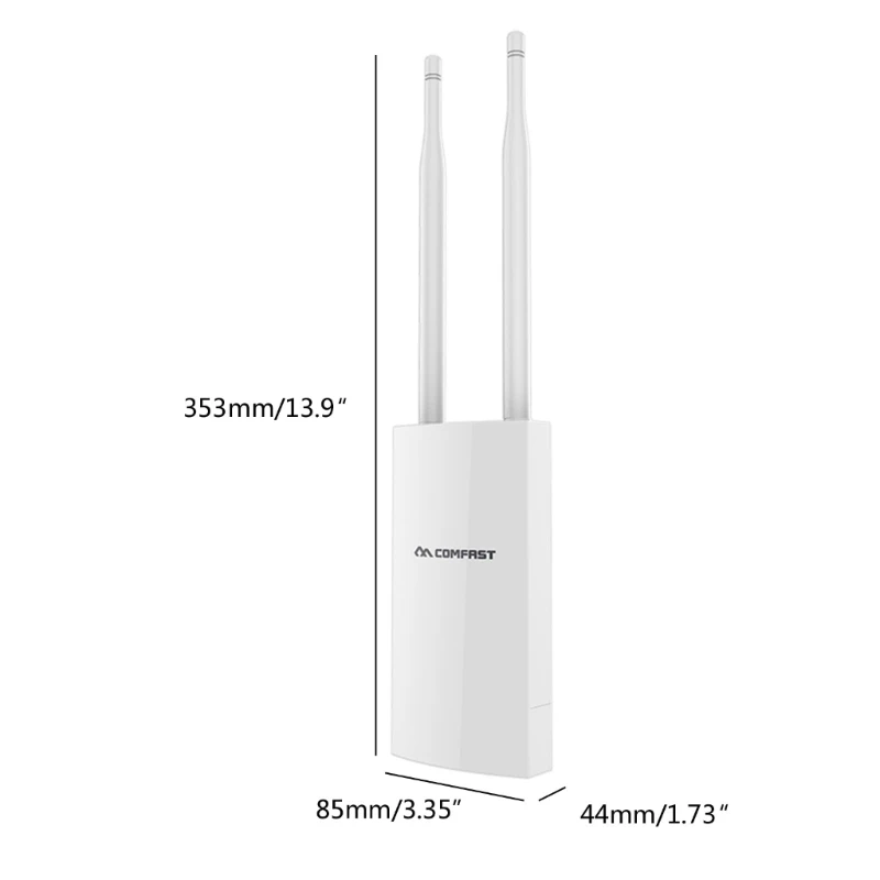 Imagem -06 - Outdoor Wireless Bridge Cpe Router Amplificador Sinal Wifi E65c Cfew71 2.4ghz 300mbps