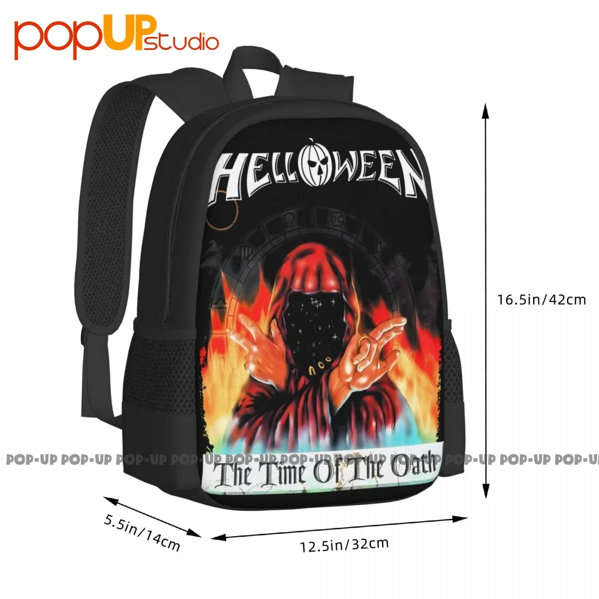 Helloween Keeper Of The Seven Keys L mochila de gran capacidad, más nueva, portátil, impresión 3d, mochilas para ropa