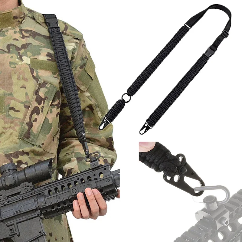 

Ремень для пистолета, Охотничьи аксессуары, тактическое снаряжение, тактический одноточечный ремень для пистолета, наплечный ремень, ремень для винтовки с металлической пряжкой