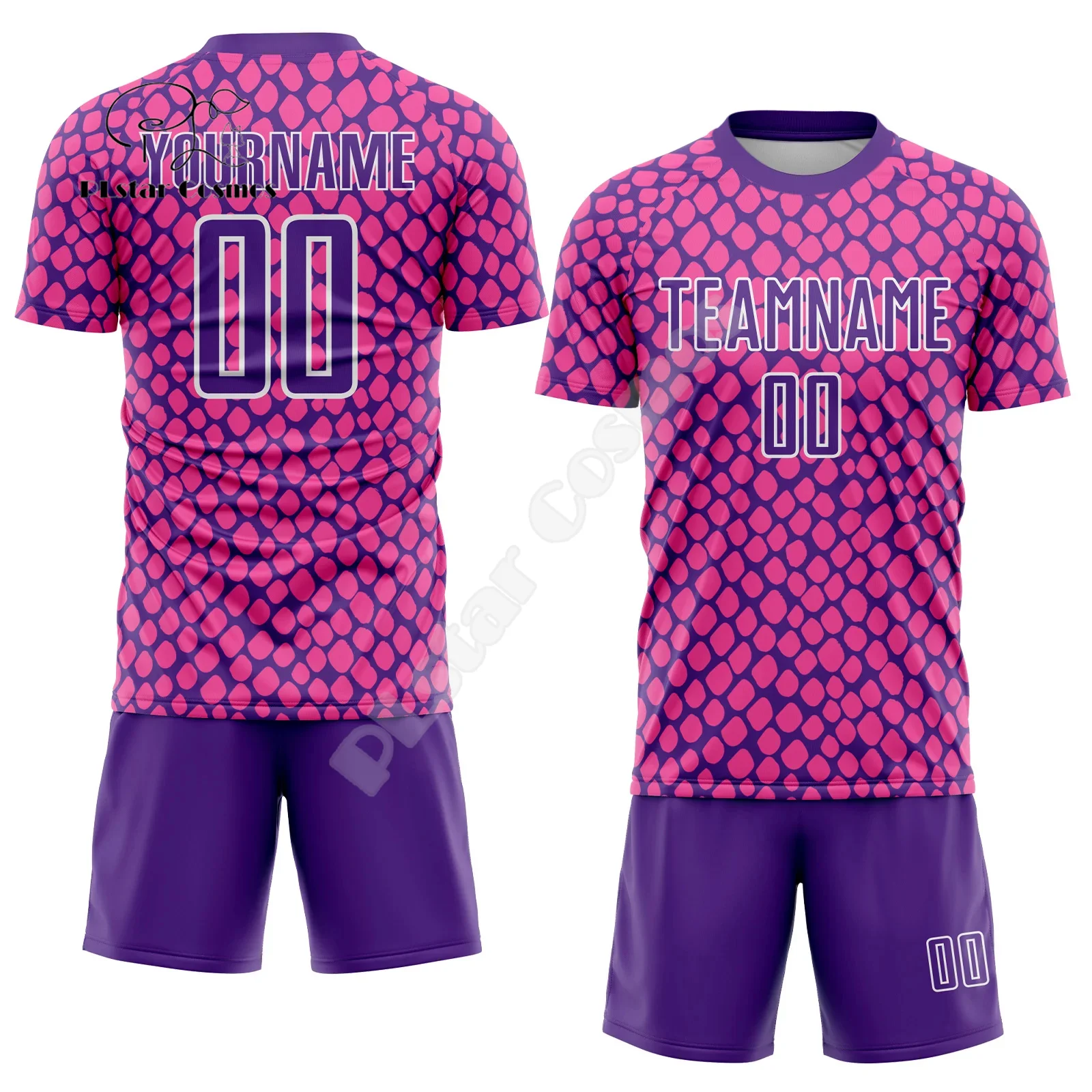 Aangepaste Naam Gradiënt Graffiti Voetbal Jersey Voetbalpakken 3Dprint Harajuku Zomer Shirts Shorts Broek Combo Korte Mouwen X9